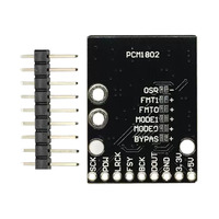 Module ADC stéréo MCU-1802 PCM1802, convertisseur Audio 105dB SNR 24 bits, Interface I2S/PCM 16-96kHz pour bricolage DSP