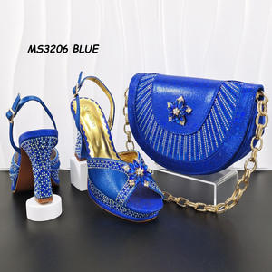 <span class=keywords><strong>Scarpe</strong></span> da Sposa Nigeriane con Strass e Borsa Abbinata, Set di <span class=keywords><strong>Scarpe</strong></span> con <span class=keywords><strong>Tacco</strong></span> a Zeppa e Borsa per Donna, Novità 2026 - Product Image 2