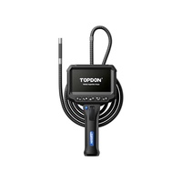 Endoscope vidéo portable Topdon VIS002 UV, 4,3 pouces, mini caméra d'inspection articulée rigide