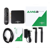 Dernière Box TV Ugoos AM6B Plus WIFI 6 Amlogic S922X-J Intelligente Android 9.0 DDR4 4 Go 32 Go AM6 Plus Double Bande Wi-Fi 1000 Mbps