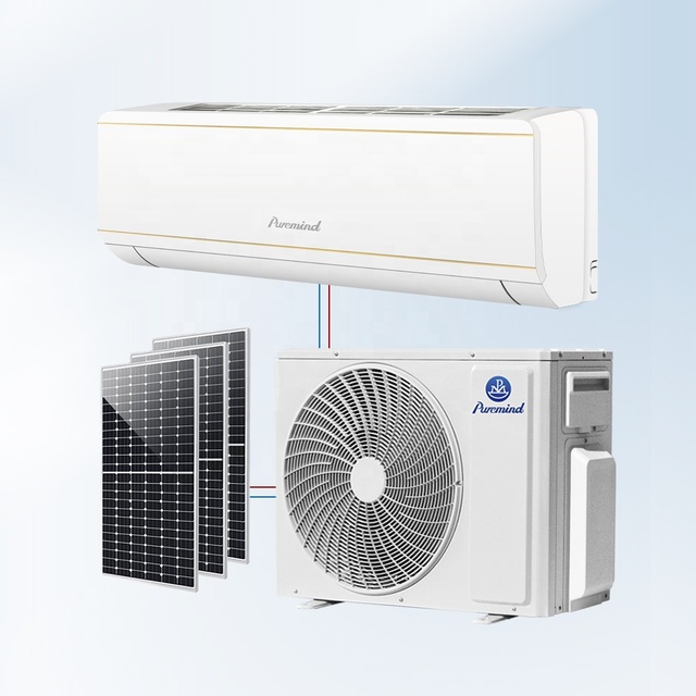 Gree Solar Air Conditioner Solar Powered Air Conditioners 9000BTU 12000BTU 18000BTU Solar DC AC Hybrid Air Conditioner Wifi