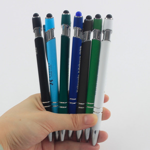 <span class=keywords><strong>Penna</strong></span> Multifunzionale 2-in-1 Personalizzata con Touch Screen, Regalo Promozionale con Logo Inciso al Laser, <span class=keywords><strong>Penna</strong></span> in Metallo Rivestita in Gomma - Product Image 4