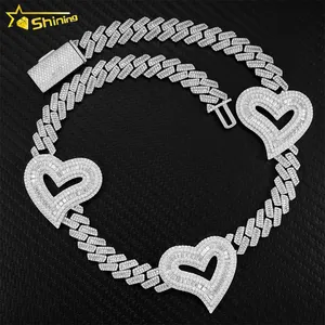 Wholesale 14k Gold Plated Silver 925 Fine Jewelry Bracelets Bangles Iced Out CZ Cuban Link Chain Personalized Gifts