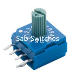 Fábrica Digital Rotary DIP Switch Rotary Codificado Switch 8 , 10 , 16 posição Rotary Dip Switch