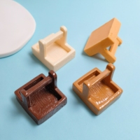 Miniatures de pinces à pâtisserie en résine Kawaii, accessoires de bricolage pour la décoration de la maison, la maison de poupée, l'artisanat et les ornements de bureau