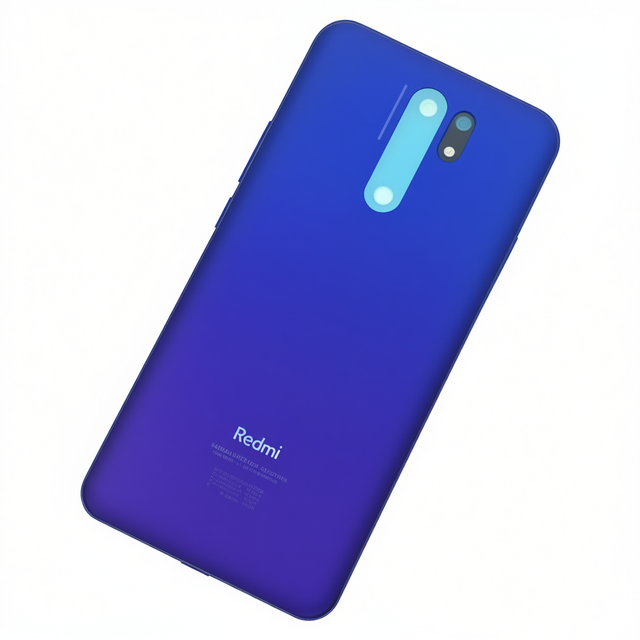 Redmi 9 Blue TPU Shockproof Pure Color Back Cover Mobile Phone Case