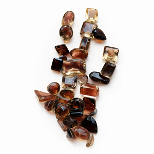 Piedras Preciosas Sueltas de Cuarzo Ahumado Facetadas en Formas Mixtas - Sofisticación Intensa - Lote de 32 unidades - Product Image 2