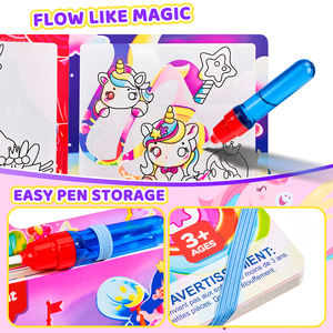 หนังสือระบายสีพกพาสำหรับเด็กเล็ก ยี่ห้อ Joycat ของเล่นเด็กขายดี ของขวัญสำหรับเด็กผู้หญิง ชุดศิลปะสำหรับเดินทาง หนังสือระบายสีน้ำ - Product Image 4