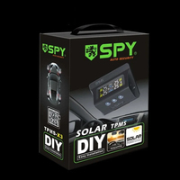 Système de surveillance de la pression des pneus sans fil TPMS SPY Solar Car, capteurs de pression des pneus externes, programmable.