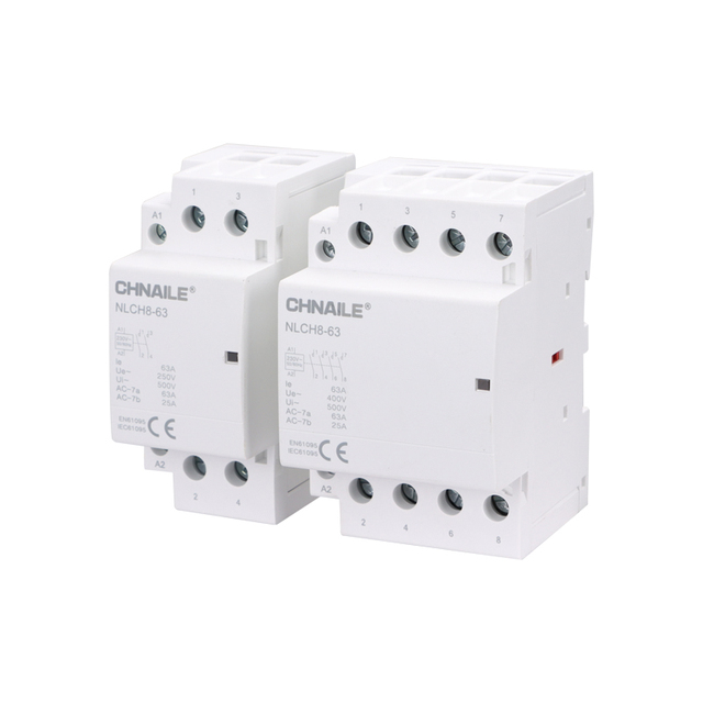 NLCH8-63/4P White Low-voltage Contactor New Contactor Device AC Contactor