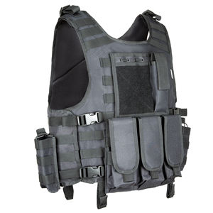 ダブルセーフプレートキャリア600Dポリエステル戦術モールセキュリティベストChaleco Tactico Gilet Tactique装甲Chaleco Antibalas - Product Image 2