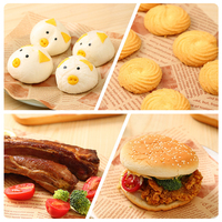 Papier sulfurisé en silicone pour friteuse à air, papier absorbant l'huile pour la cuisine domestique, papier alimentaire pour emballer les sandwichs, papier résistant à la graisse
