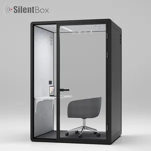 Factory Price Acoustic Phone Booth Meeting Office Pods Low Noise Ventilation With Furniture Cheap Office Pod
