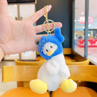 Joli canard en peluche sac pendentif en peluche sac à dos porte-clés pas cher griffe Machine jouet en gros cadeau jouet en peluche poupée