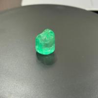 Esmeralda colombiana natural sin cortar forma caída espécimen suelto sin perforar piedra preciosa Esmeralda natural cruda