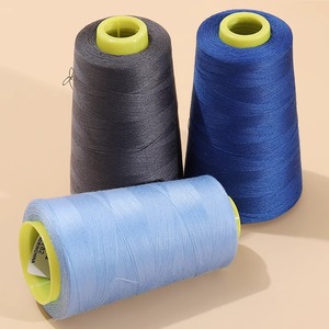 Hilo de máquina de coser para el hogar colorido <span class=keywords><strong>402</strong></span>, hilo de coser de poliéster plano teñido, fino, blanco, para ropa, hilo Pagoda - Product Image 1