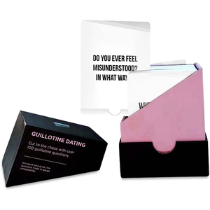 Impression personnalisée Sujets Discussion Rencontres Questions pour les couples Connecter Jeu <span class=keywords><strong>de</strong></span> société 141 Cartes <span class=keywords><strong>de</strong></span> <span class=keywords><strong>conversation</strong></span> - Product Image 4