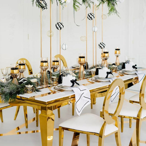 Sillas De Usadas <span class=keywords><strong>Dorada</strong></span> Para Eventos Venta caliente Chaise Medaillon Dinning Modern Nordic Wedding Chair - Product Image 2