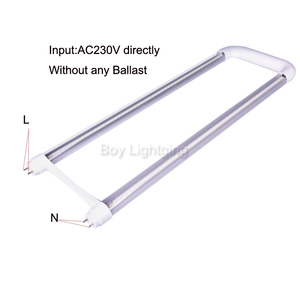 Cubierta transparente <span class=keywords><strong>de</strong></span> PC o PC lechosa para lámpara <span class=keywords><strong>de</strong></span> <span class=keywords><strong>techo</strong></span> 2 pies 18W T8 U <span class=keywords><strong>tubo</strong></span> - Product Image 5
