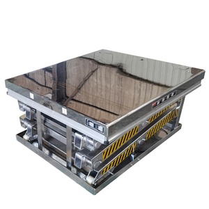 Gute Qualität Hydraulischer elektrischer Scheren hub tisch Kunden spezifisches Material Fracht <span class=keywords><strong>lift</strong></span> - Product Image 2