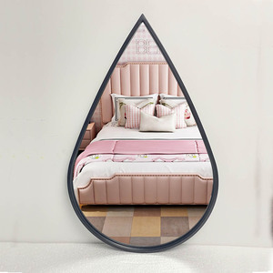 <span class=keywords><strong>Miroir</strong></span> mural moderne en forme de <span class=keywords><strong>goutte</strong></span> <span class=keywords><strong>d</strong></span>'<span class=keywords><strong>eau</strong></span> irrégulière avec cadre en fer, vente en gros <span class=keywords><strong>d</strong></span>'usine, pour la <span class=keywords><strong>d</strong></span>écoration intérieure - Product Image 1