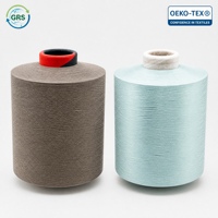 Fil texturé teint 100 % nylon haute ténacité 70D/24F/2-Dty pour chaussettes, idéal pour le tricot et le tissage, absorbant l'humidité