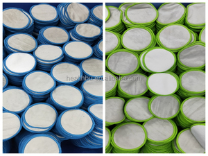 Tampons nettoyants pour le visage en <span class=keywords><strong>coton</strong></span> de bambou recyclé biodégradable, blanc naturel, réutilisables, lavables, 2 couches, boîte artisanale, <span class=keywords><strong>démaquillant</strong></span> - Product Image 2