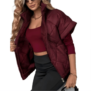 Produttore Affidabile di Gilet a Tre Quarti di Manica, Colletto Alto, Lavorazione Elegante, Certificazione di Qualità, Personalizzazione - Product Image 2