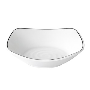 ชุดจานเมลามีนสีขาวแบบไม่สมมาตร สำหรับของว่างในงานปาร์ตี้และอาหารเย็น - Product Image 5