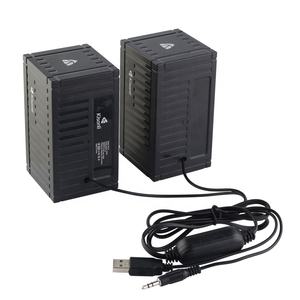 ลำโพงคอมพิวเตอร์สเตอริโอ3W * 2แบบพกพาขนาดเล็กพร้อม<span class=keywords><strong>เบส</strong></span>เสียงดัง2.0มีสาย USB สำหรับแล็ปท็อปพีซีดีไซน์ใหม่สุดสร้างสรรค์พร้อม<span class=keywords><strong>ตู้</strong></span>พลาสติก - Product Image 4