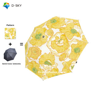 OEM定制雨伞制造商接受小批量订单，最小起订量100个，3天内快速制作样品，定制雨伞，自有品牌包装 - Product Image 1