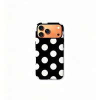 Motif de points simples. Coque magnétique deux-en-un pour iPhone 17 Pro Max, compatible avec iPhone 16/15