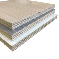 Vente en gros Contreplaqué laminé mélaminé 9mm 12mm 18mm 21mm 15mm Feuille de contreplaqué noyer 4x8
