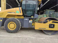 Compacteur à rouleaux vibrants de 22 tonnes XS225H à tambour unique en acier, moteur, pompe, compatibilité multi-outils, haute efficacité opérationnelle