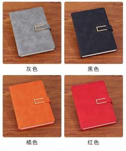 2025 2024 Customizable Logo PU <b>A5</b> Multicolor Business <b>Planner</b> Diary Leather Cover Hardcover Custom Loose-leaf Journal Gift - Product Image 5