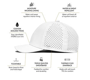 Performance perforée personnalisée Snap Back Polo Chapeaux Logo Broderie, <span class=keywords><strong>Casquette</strong></span>,Custom Flex Fit <span class=keywords><strong>Yupoong</strong></span> Snapback <span class=keywords><strong>Casquette</strong></span> de baseball - Product Image 5