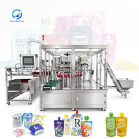 Machine de remplissage et de vissage de bouchons pour sachets Doypack à bec verseur rapide et automatique OCEAN Wholesale