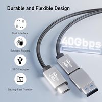 Drive Blu-ray Eksternal 8 in 1, Pembakar Blu-ray, Mendukung Disk 100GB, HDMI, LAN, USB 3.0, Tipe-C, Port SD/TF untuk Laptop PC Windows MacOS