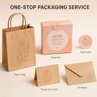 Boîte Cadeau en Carton Personnalisée pour Savon avec Fenêtre Transparente et Lamination Mate – Emballage de Marque pour Savons (Vente en Gros)