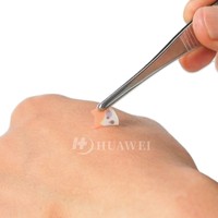 Patch anti-acné hydrocolloïde bio coloré en forme de chat mignon avec polyphénols de thé, autocollant esthétique pour le traitement de l'acné et la couverture des imperfections du visage