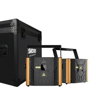 Лазерный проектор SHEHDS 6 Вт RGB DMX 512 с управлением через приложение для танцевальных шоу, лазерный свет для диджеев, клубов, ночных клубов, декоративное освещение - Product Image 4