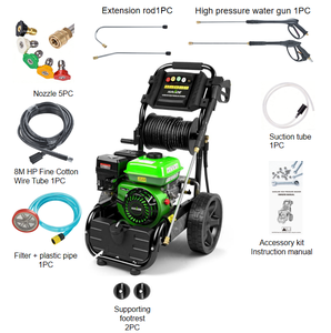 Hidrolavadora Portátil a Gas de Alta Presión 150/173 BAR, Arranque Fácil y Bomba Duradera, Servicio OEM/ODM Disponible para Distribuidores - Product Image 3