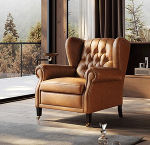 Hiện Đại Cao cấp Ý Cổ Điển Duy Nhất Ghế Da Phong Cách Trung Cổ Chủ Tịch Ghế Cho Phòng Khách Cho Xì gà Phòng chờ - Product Image 3