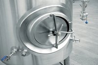 Nouvelle conception de fermenteur conique en acier inoxydable 304/316L de 2000L pour la brasserie, réservoir de stockage avec cuve sous pression et pompe