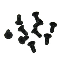 Usine de fabrication de vis, personnalisation non standard, vis à tête fraisée à empreinte cruciforme Phillips zinguées noires