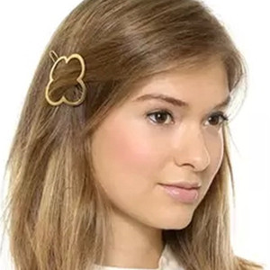 Nouvelle Vente Chaude en Gros : <span class=keywords><strong>Barrettes</strong></span> et Pinces à <span class=keywords><strong>Cheveux</strong></span> en Métal Raffiné Trèfle à Quatre Feuilles pour Filles et Femmes - Product Image 5