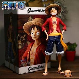 Figurine d'action en PVC One Piece pour <span class=keywords><strong>Luffy</strong></span>, Ace, Sanji, Zoro, modèle d'anime, jouet de dessin animé - Product Image 4
