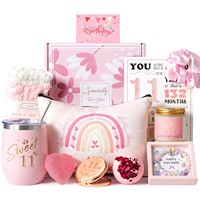 Panier-cadeau pour filles de 11 ans - Cadeau personnalisé, mignon, unique, sucré et gâterieux, idées de cadeaux d'anniversaire pour fille de 11 ans, meilleur cadeau pour fille