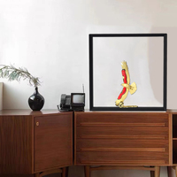 Accessoires d'intérieur minimalistes modernes décor pièces d'exposition ornements d'aigle en métal décoration de la maison luxe pour les articles de décoration de la maison