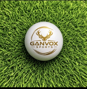Ballon de cricket en cuir blanc, durable, cousu, surface lisse, idéal pour les entraînements, les jeux en plein air, les séances de pratique et les clubs. - Product Image 2